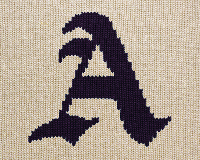 Ravelry: Gothic Letter A Monogram Chart pattern by Dana Young