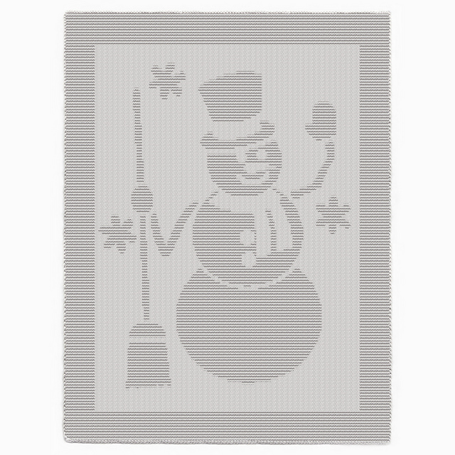 Snowman Knit & Purl kids blanket
