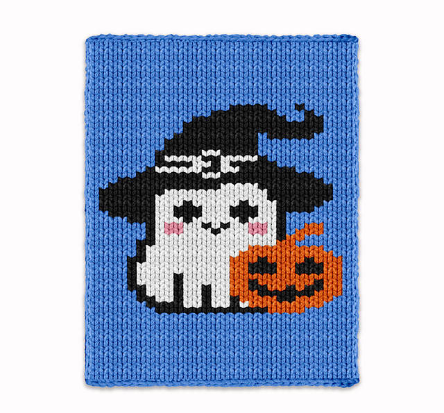 Halloween Ghost Chunky Blanket