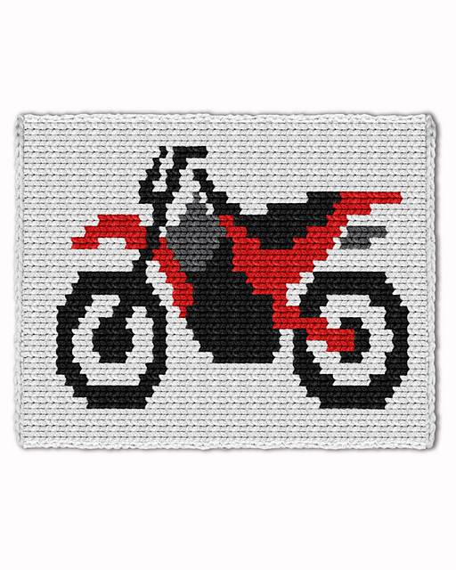 Moto Finger Knit Afghan