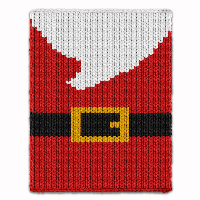 Christmas Santa Chunky Blanket