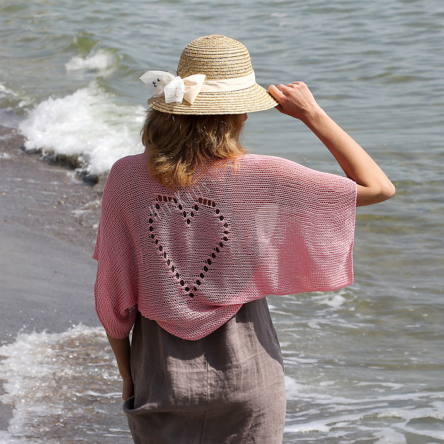 Lace Heart Summer Shrug