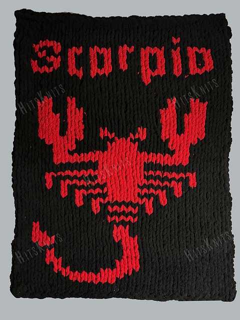 Scorpio Chunky Finger Blanket