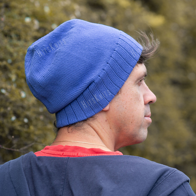 Machine Knit Slouchy Beanie Hat