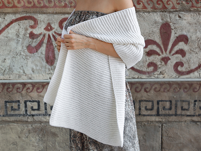 Wool Knitted Shawl