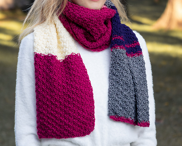 Winter Striped Scarf
