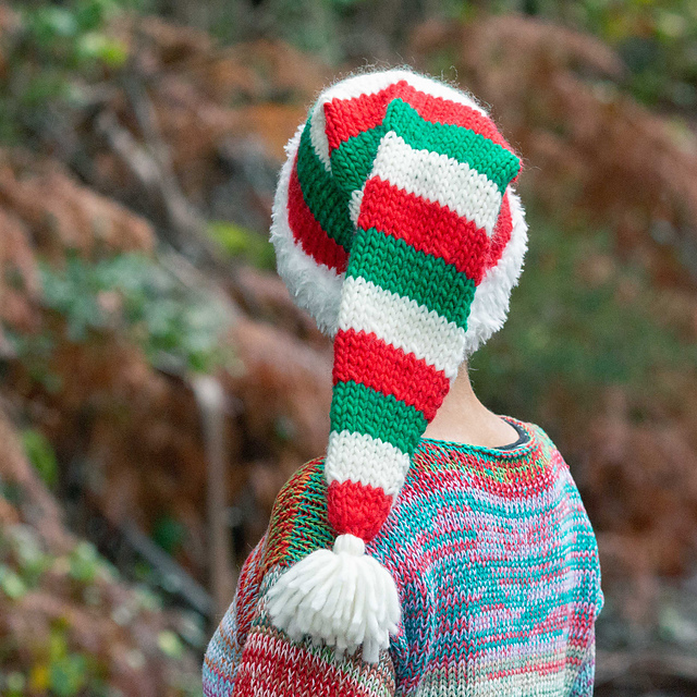 Striped Santa Hat
