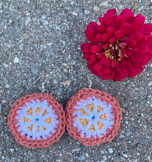 Orange Earrings