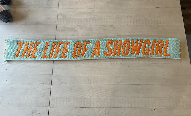 Life of a Showgirl Mosaic Crochet Chart