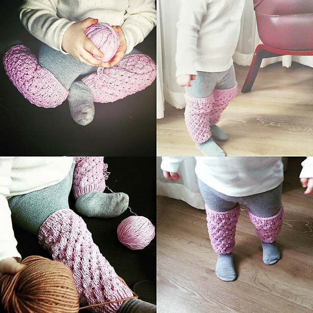 Legghlífar með gatamynstri