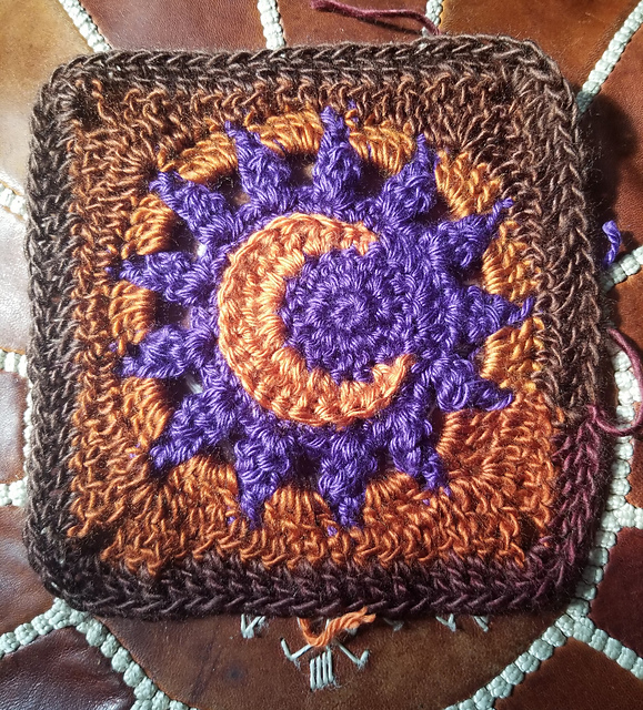 Sun Moon Granny Square