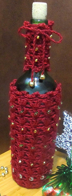 Bottle Bling Holiday Wine