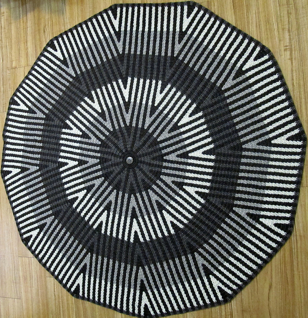Tribal Sunburst Afghan