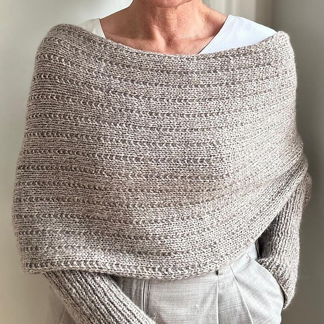 Ravelry Meadow Sunset Wrap pattern by JoJo Knitwear