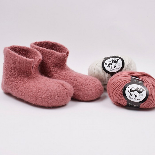 Felted slippers