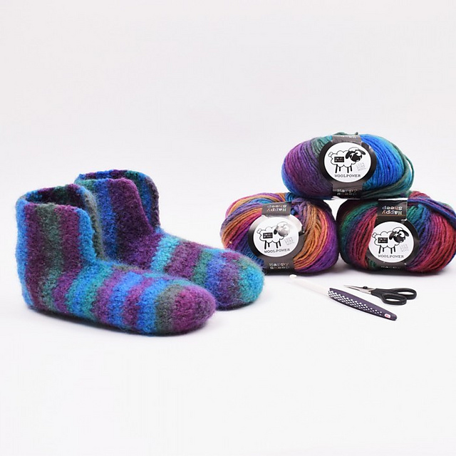 Felted slippers