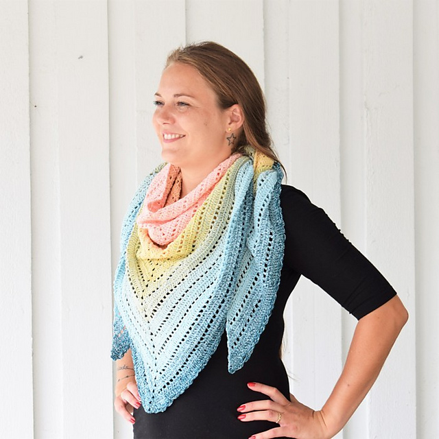 Classical Attitude Shawl (larger)