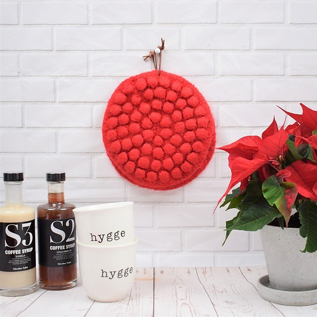 Christmas Potholders with Bubbles