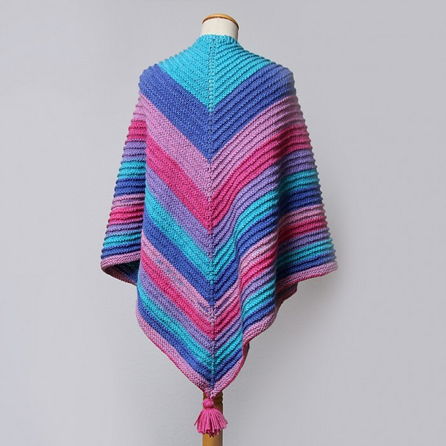 Shawl with Ridge