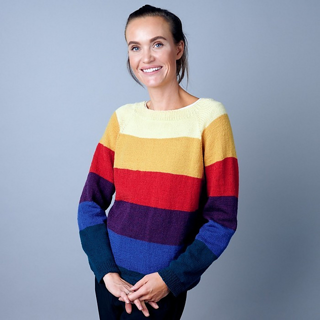 June Rainbow Sweater