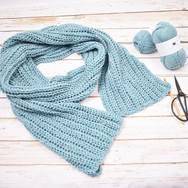 Merino Grooves Scarf