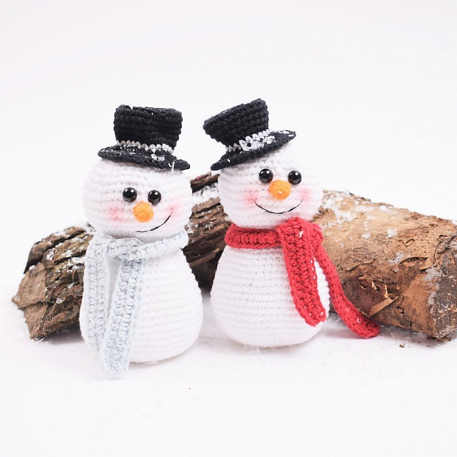 Crocheted Snowman