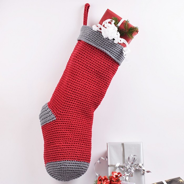 Ribbon Christmas Stocking