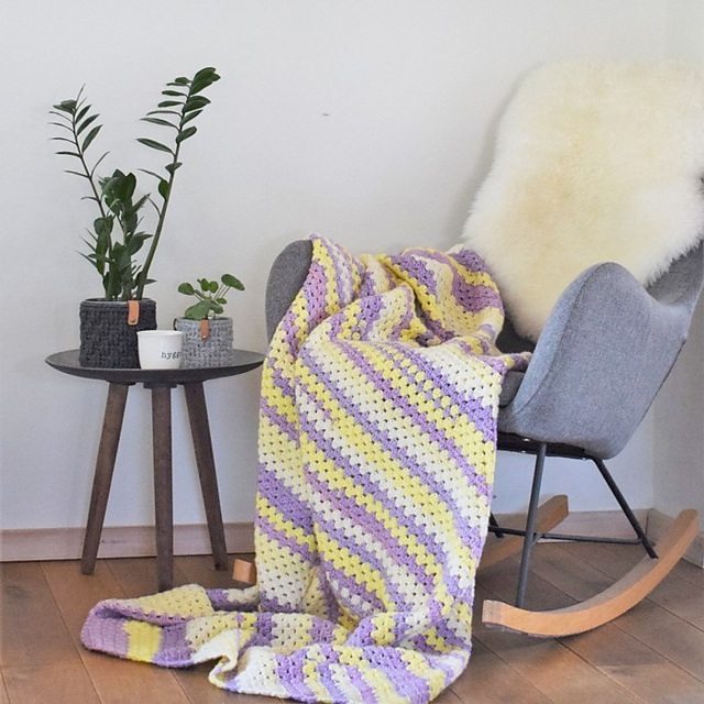 Slanty Granny Sofa Blanket