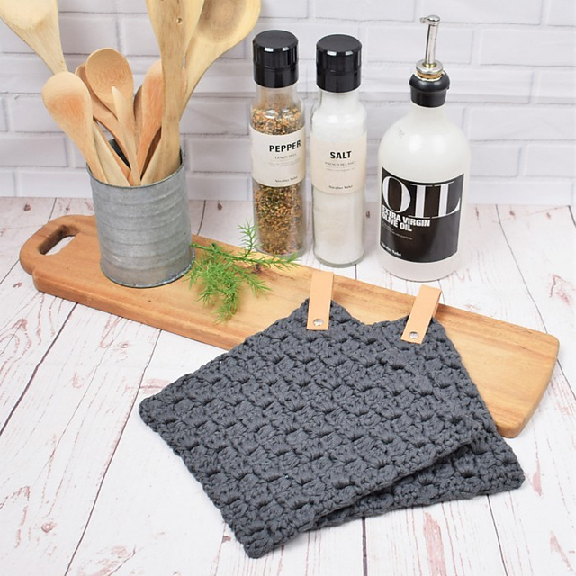 Ribbon "C2C" Pot Holders