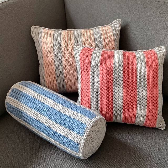 Cotton Stripes Bolster