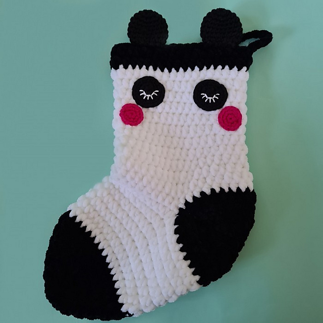 Panda Christmas Stokcing