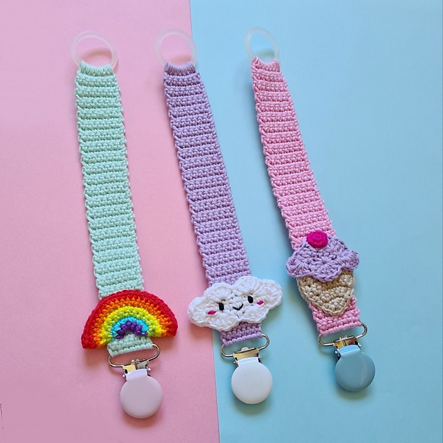 Kawaii Baby Pacifier Clip