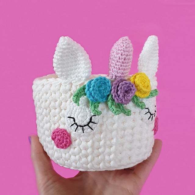 Kawaii Unicorn Basket