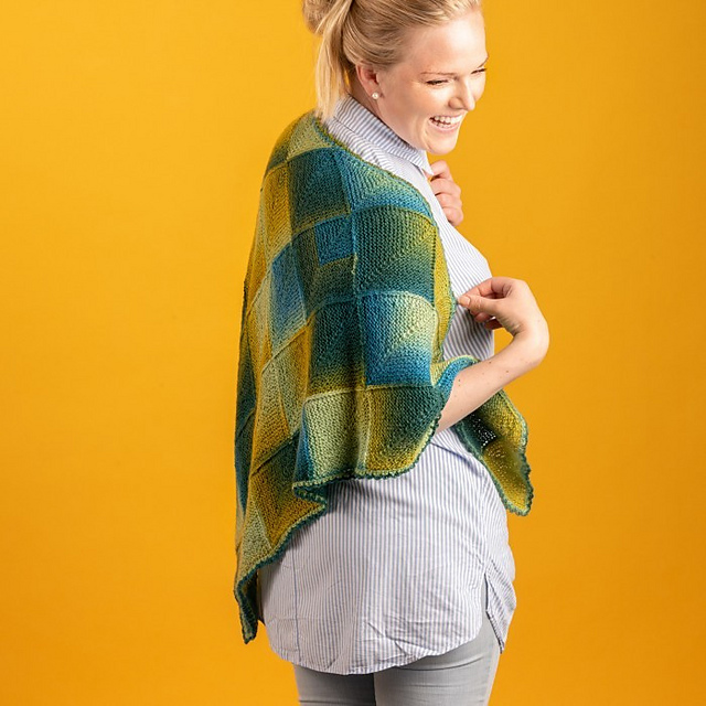 Jade Domino Shawl