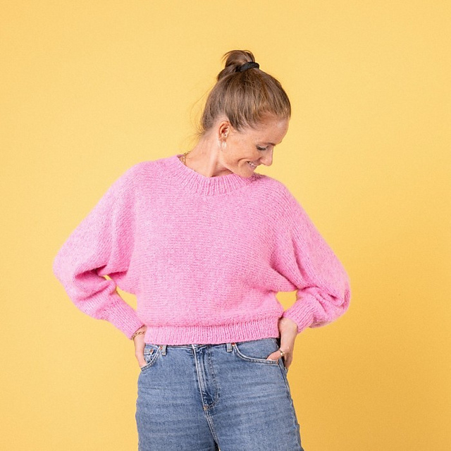 Across Sweater Pink Collection