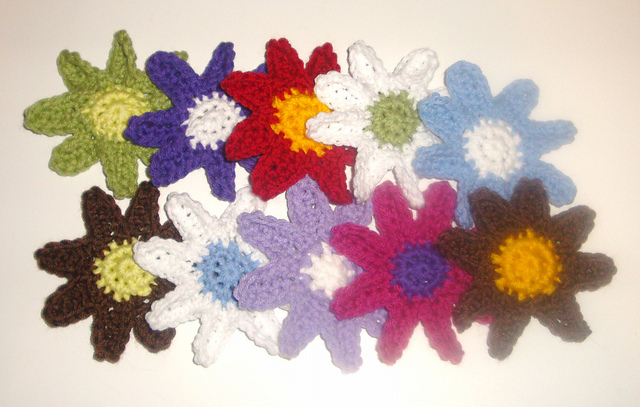 Flower Splat Clips
