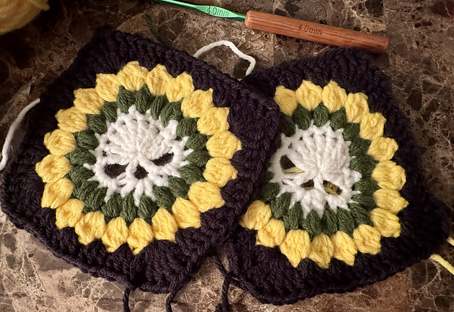 Skull Granny Square