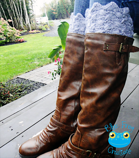 Ravelry: Ari Wrap Boot Cuffs pattern by Tanya Naser