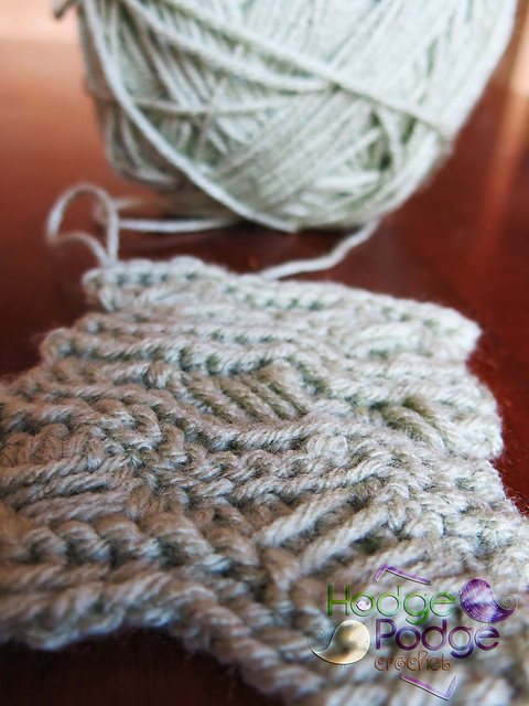 Crochet Indian Cross Stitch Swatch