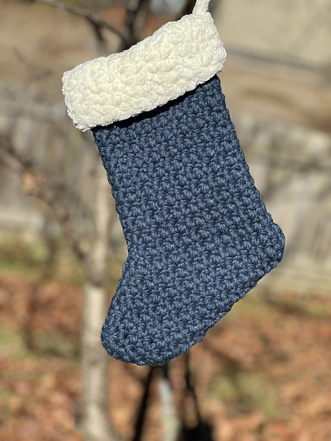 Santa's First Stop Christmas Stocking