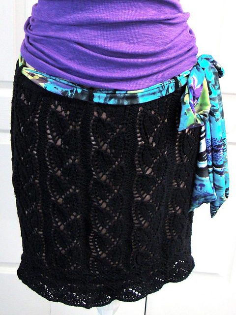 Hemp and Cotton Lace Skirt