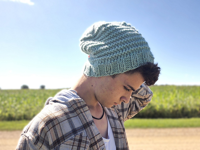 Sea Foam Slouch Hat