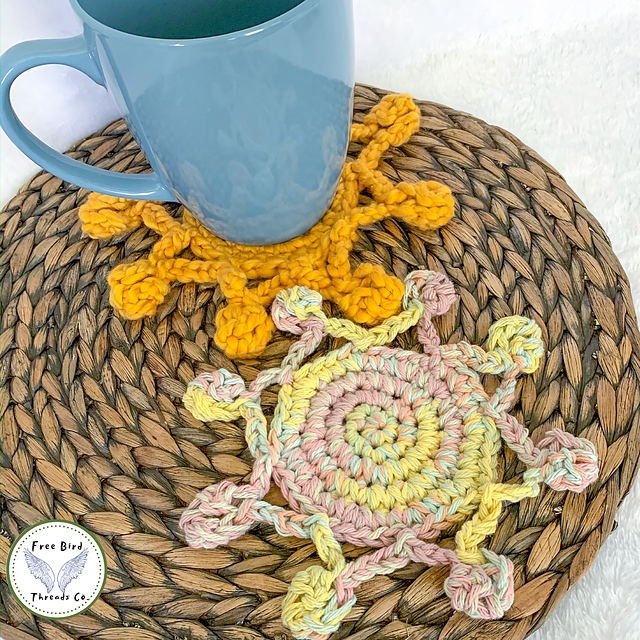 Boho Sunshine Mug Rug