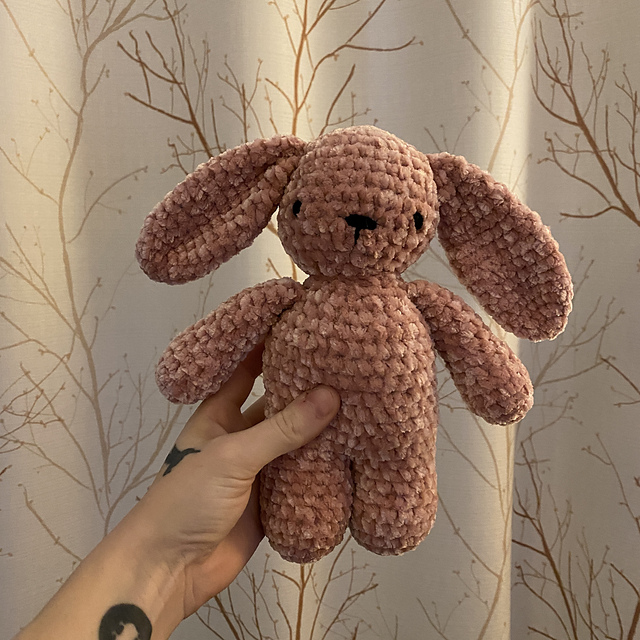 Fuzzy Amigurumi Bunny
