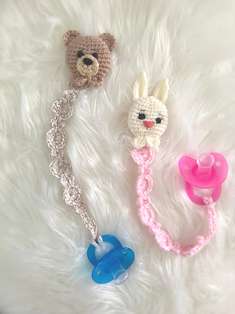 Bunny & Bear Soother Strap