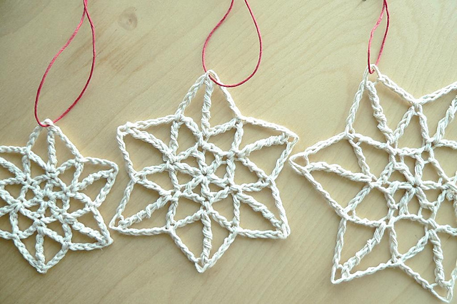 Let It Snow - Snowflake Crochet Ornament