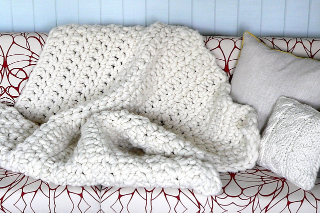 Cold Hands Warm Heart Chunky Blanket