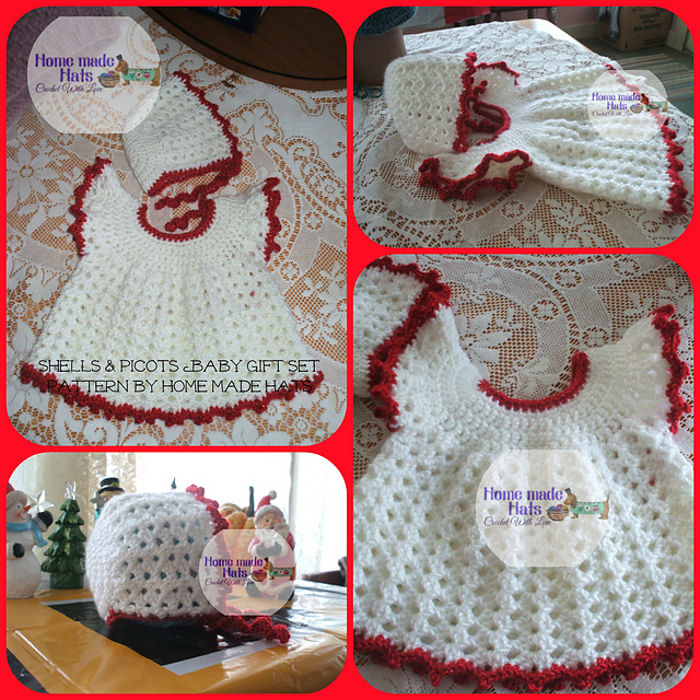 Shells & Picots Baby Dress