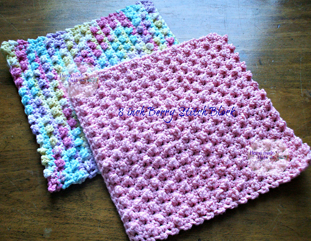 Berry Stitch Block