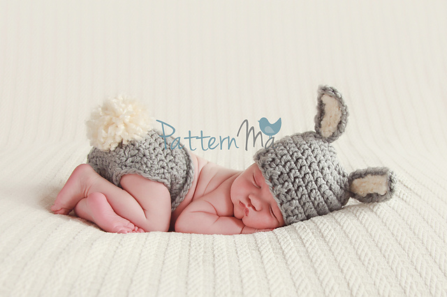 Baby Bunny Hat & Diaper cover